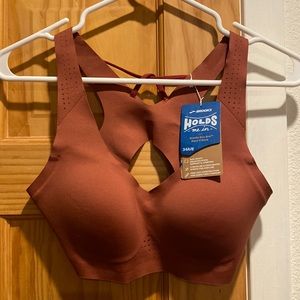 Brooks Dare Run V Neck Sports Bra - 34A/B NWT